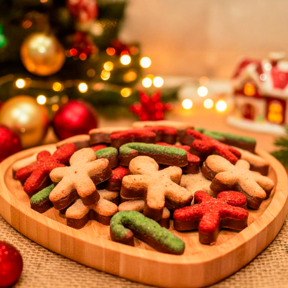 Lata Cookies Figuras Natalinas Tamanho G