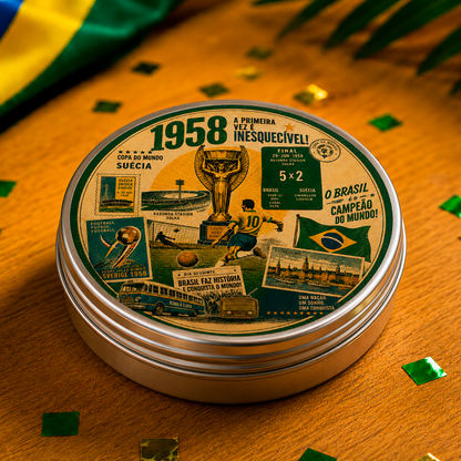 Kit Cookie na Latinha + Sacolinha — Edição Rumo ao Hexa 2026