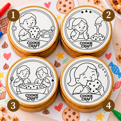 Torta Cookie Meu Pequeno Artista na Lata