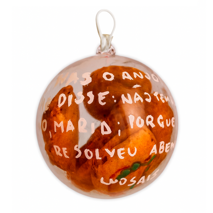 Bola de Natal personalizada com Cookitos Natalinos