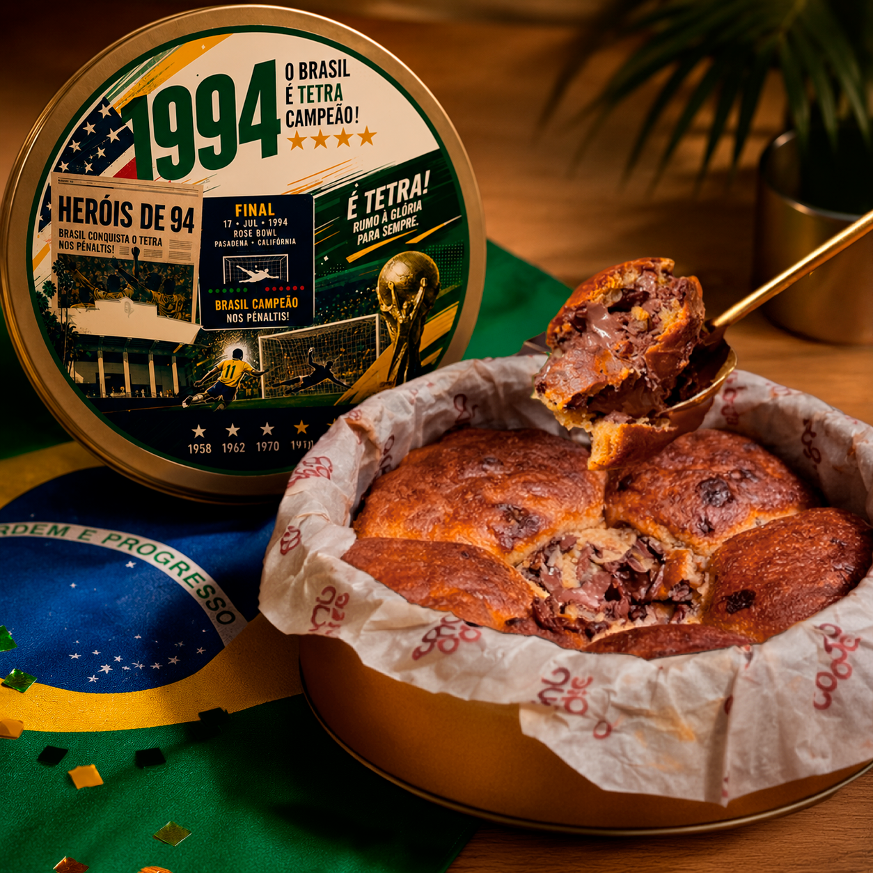 Cookie na Lata - Minha copa favorita (15cm)