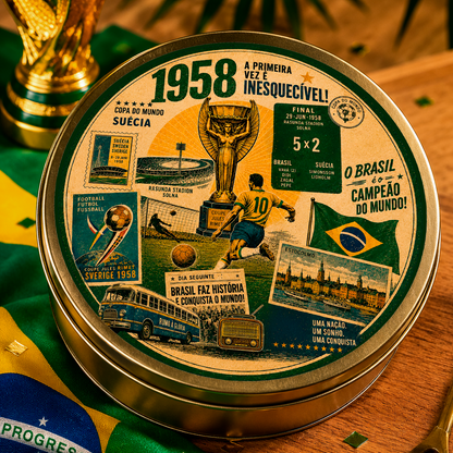 Cookie na Lata - Minha copa favorita (15cm)