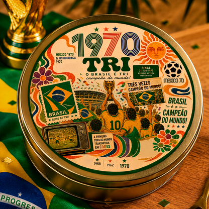 Cookie na Lata - Minha copa favorita (15cm)