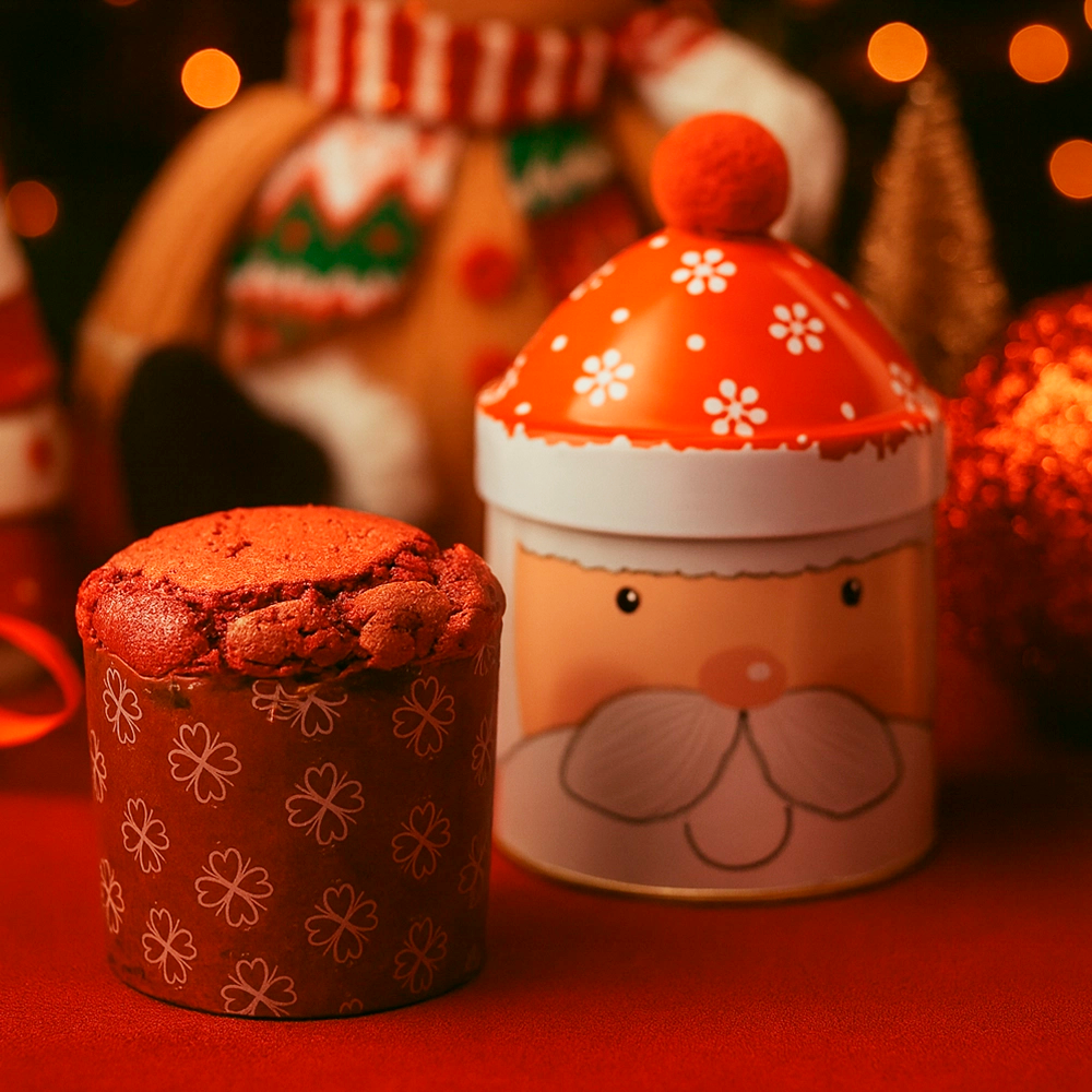 Cookietone Tradicional na Lata de Papai Noel