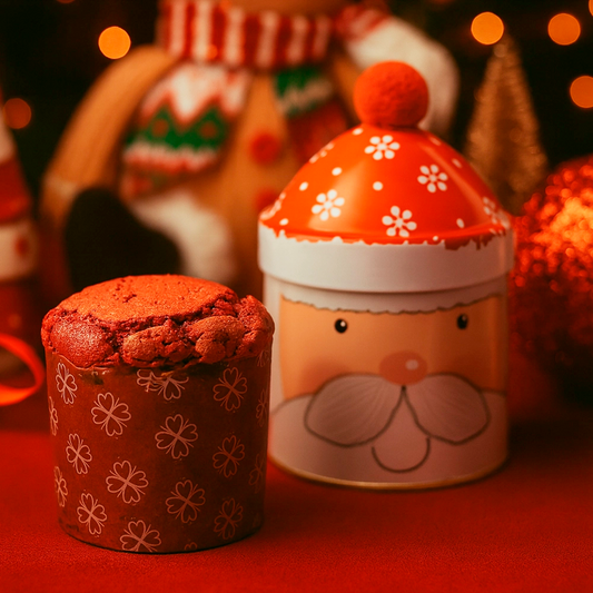 Cookietone Tradicional na Lata de Papai Noel