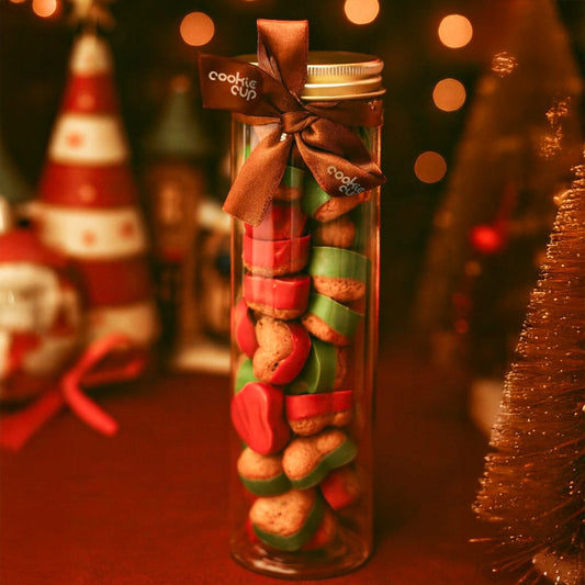 Lata Cookie Hearts Natalinos