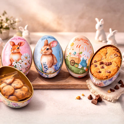 OVO COOKIE NA LATA + COOKITO EDIÇÃO PÁSCOA