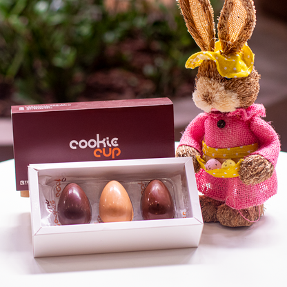 TRIO DE OVOS COOKIE EGGS
