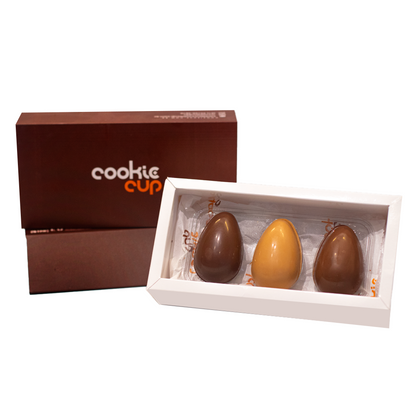 TRIO DE OVOS COOKIE EGGS