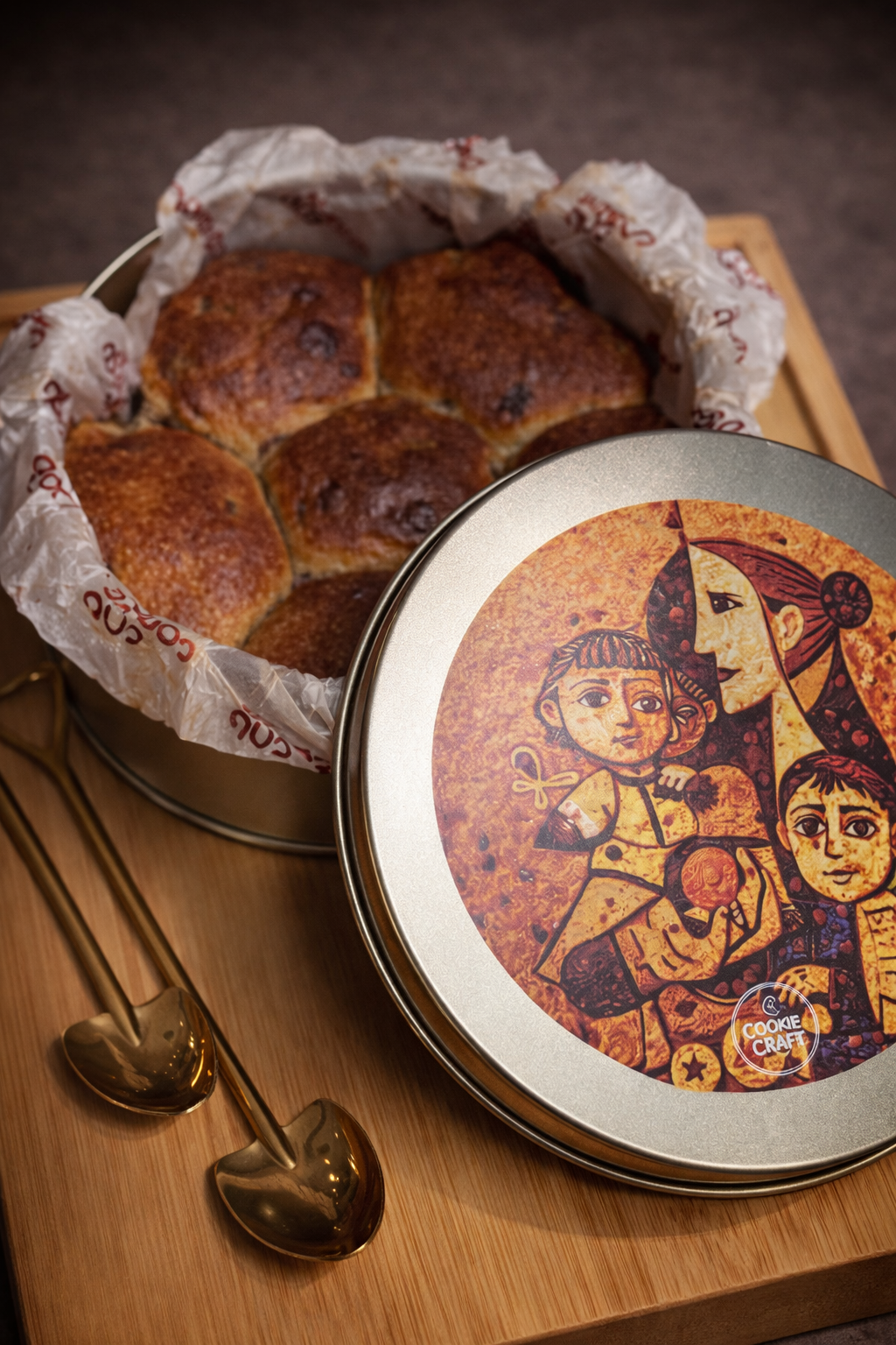 Torta Cookie na Lata - Dia das Mães