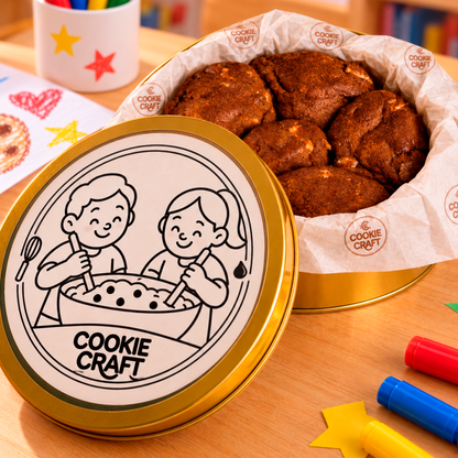 Torta Cookie Meu Pequeno Artista na Lata