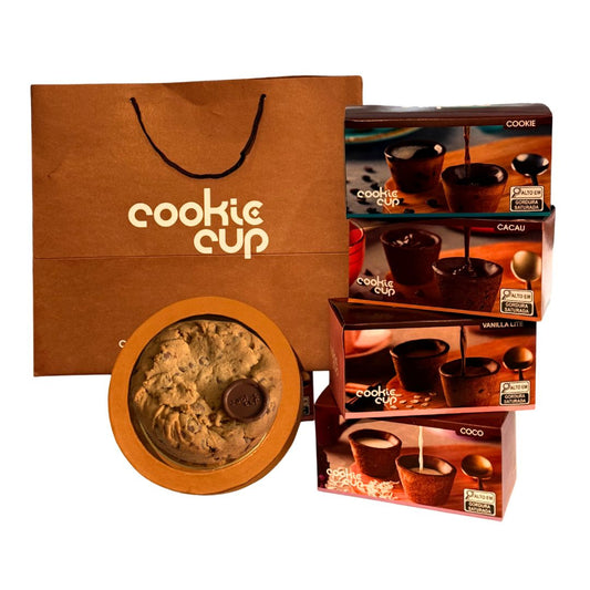 KIT PRESENTE MOMENTO FAMÍLIA COM TORTA COOKIE 15CM